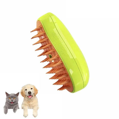 Pet Steam Brush Cat Dog Cleaning