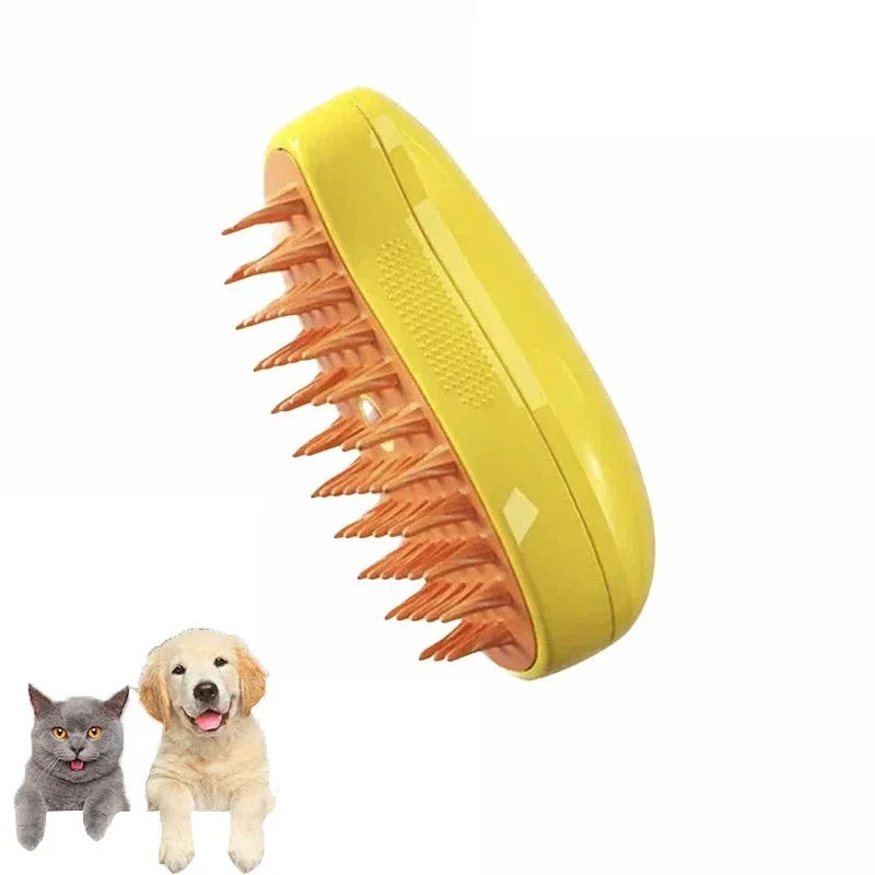 Pet Steam Brush Cat Dog Cleaning