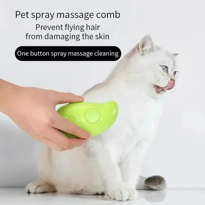 Pet Steam Brush Cat Dog Cleaning