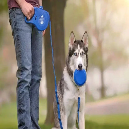 4 in 1 Dog Retractable Leash Detachable Kettle Pet Leash Multi-functional Dog